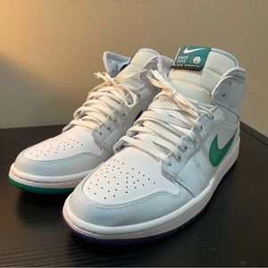 Size 8.5 - Jordan 1 Mid Pregame Pack White 2020
